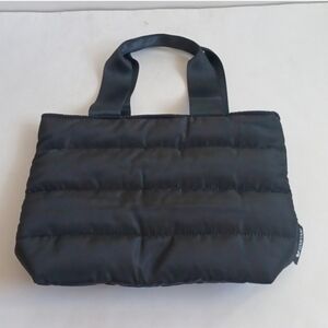 Wacoal Black Quilted tote Bag